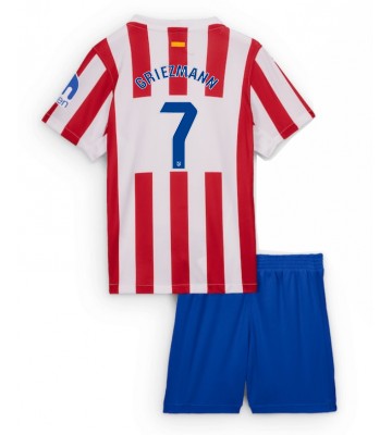 Atletico Madrid Antoine Griezmann #7 Hemmakläder Barn 2025-26 Kortärmad (+ Korta byxor)